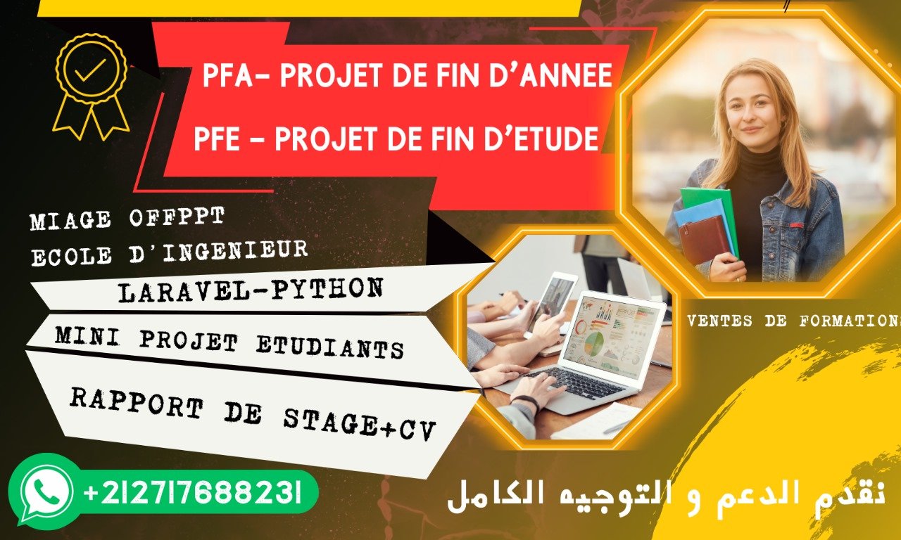 Image du produit Préparation de Projet de Fin d'Année (PFA) et Projet de Fin d'Études (PFE)